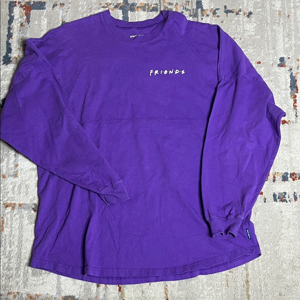 Friends Long Sleeve Crewneck Shirt - Purple